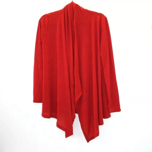 Rags and Couture Sweaters - Women’s Knee Length Draped Hacci Cardigan